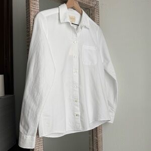 Sezane Tomboy Shirt in White
